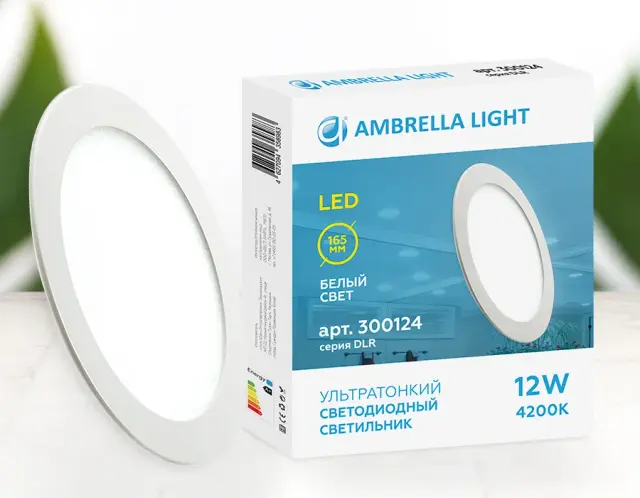 Точечный светильник Ambrella Light 300124 — белый, ракурс 2