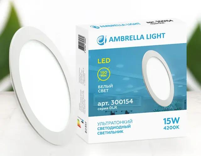Точечный светильник Ambrella Light 300154 — белый, ракурс 2