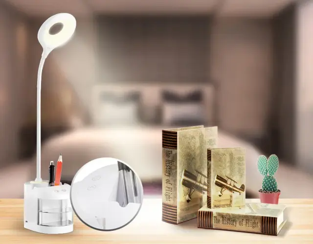 Настольная лампа Ambrella Light DE561 — белый, ракурс 2
