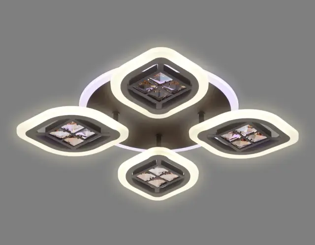 Люстра Ambrella Light FA281 — коричневый, ракурс 4