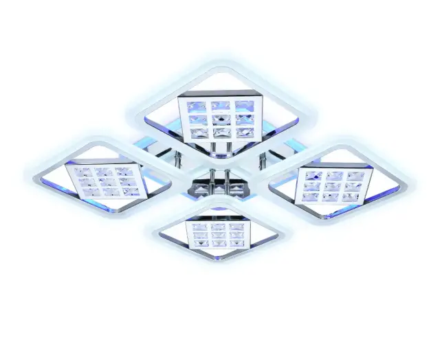 Люстра Ambrella Light FA288 — хром, ракурс 3