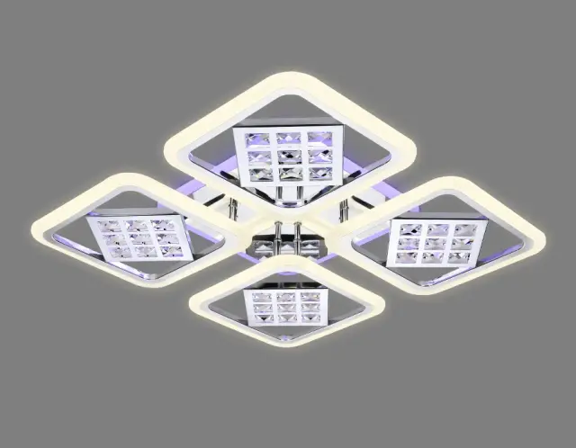 Люстра Ambrella Light FA288 — хром, ракурс 4