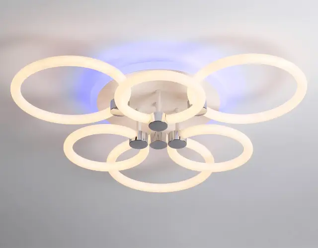 Люстра Ambrella Light FA3844 — белый, ракурс 3