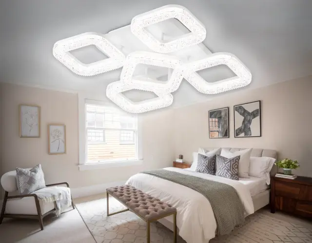 Люстра Ambrella Light FA3914 — белый, ракурс 3