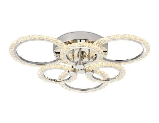 Люстра Ambrella Light FA414 — хром, ракурс 2