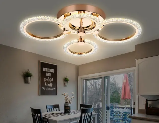 Люстра Ambrella Light FA416 — золотой, ракурс 2