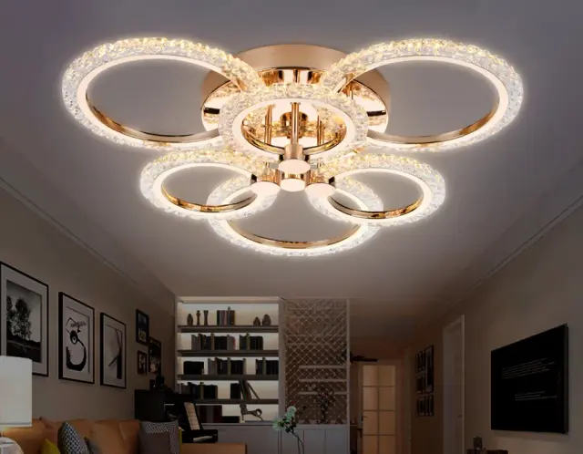 Люстра Ambrella Light FA418 — золотой, ракурс 2