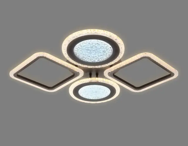 Люстра Ambrella Light FA431 — коричневый, ракурс 4