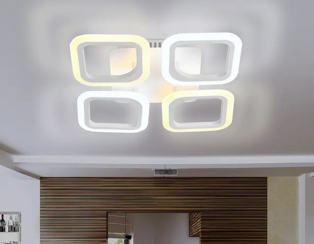 Люстра Ambrella Light FA4371 — белый, ракурс 3