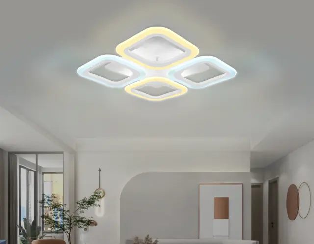 Люстра Ambrella Light FA4371 — белый, ракурс 4