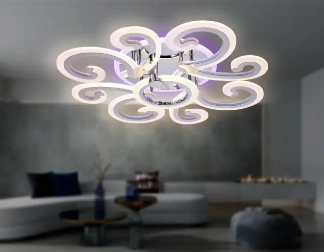 Люстра Ambrella Light FA5146 — хром, ракурс 2