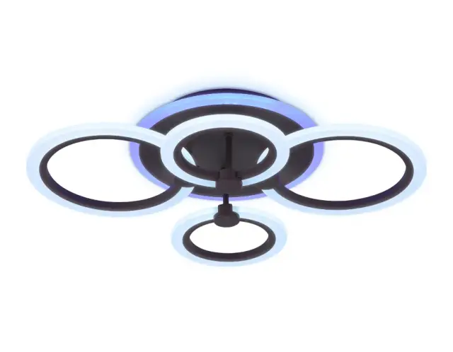 Люстра Ambrella Light FA526 — коричневый, ракурс 3