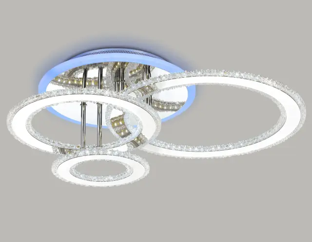Люстра Ambrella Light FA8851 — хром, ракурс 2
