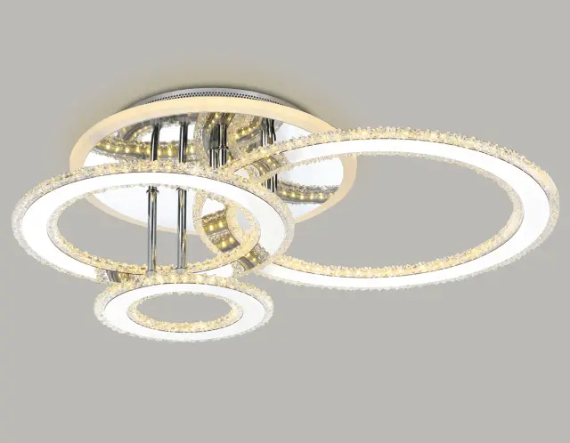 Люстра Ambrella Light FA8851 — хром, ракурс 3