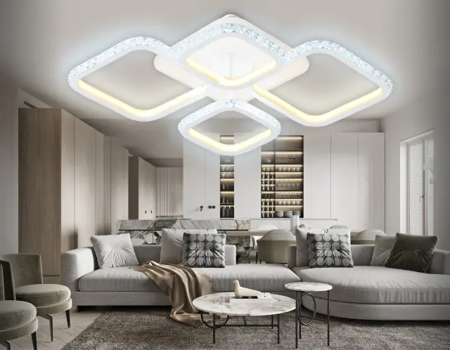 Люстра Ambrella Light FA9541 — белый, ракурс 3