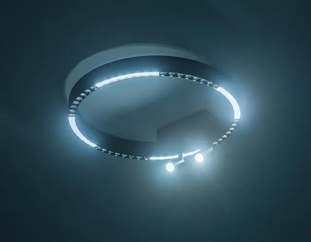 Светильник Ambrella Light FL5806 — черный, ракурс 6