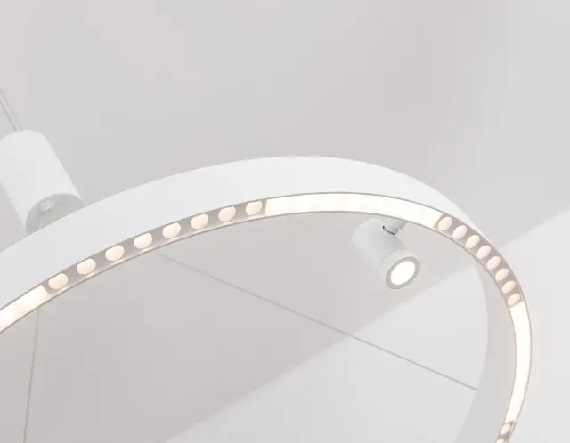 Светильник Ambrella Light FL5844 — белый, ракурс 3