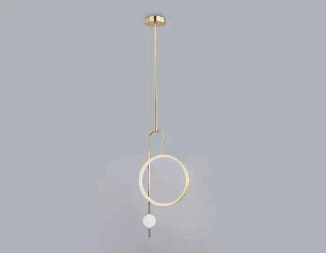 Светильник Ambrella Light FL66437 — латунь, ракурс 5