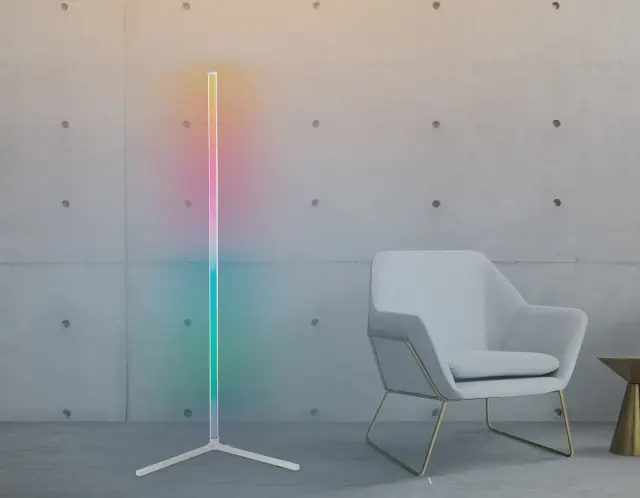 Торшер Ambrella Light FL8020 — белый, ракурс 13