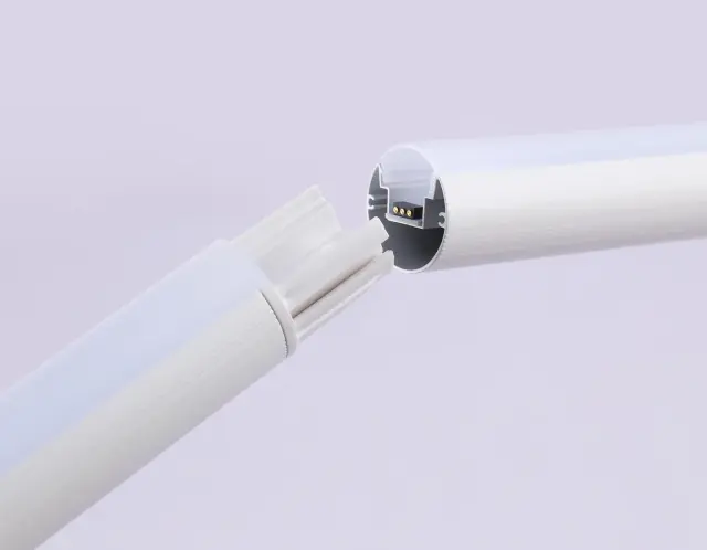 Торшер Ambrella Light FL8020 — белый, ракурс 4