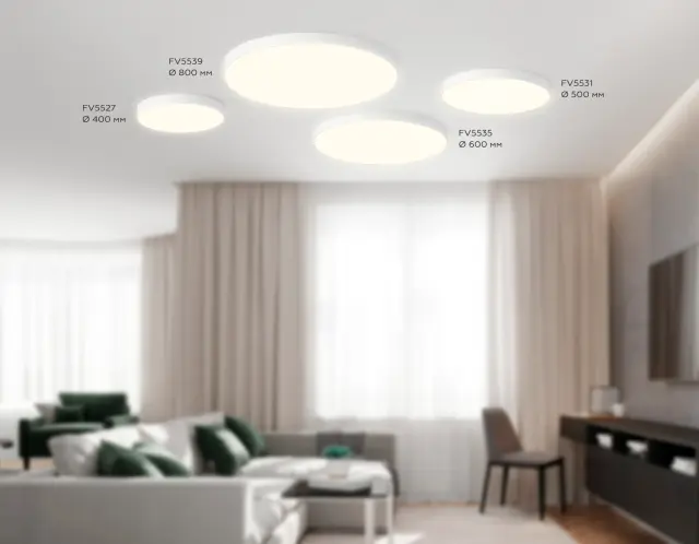 Светильник Ambrella Light FV5527 — белый, ракурс 3