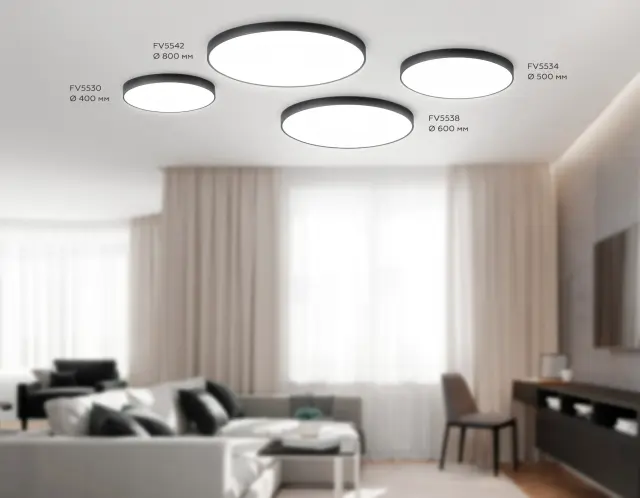 Светильник Ambrella Light FV5530 — черный, ракурс 3