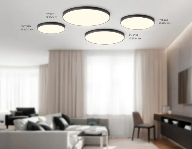 Светильник Ambrella Light FV5537 — черный, ракурс 3