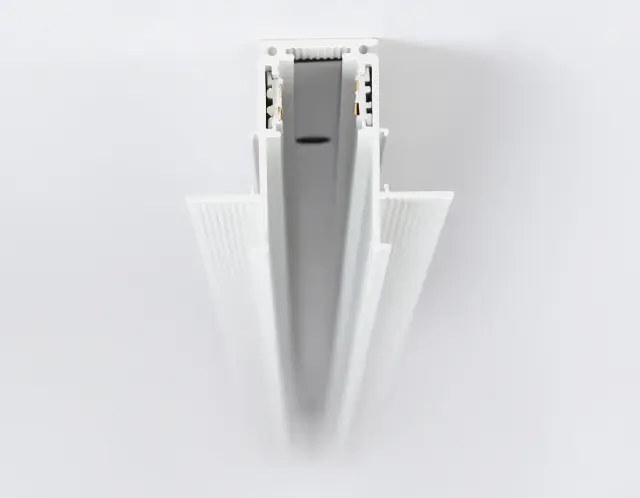 Шинопровод встраиваемый под ГКЛ 12.5мм Magnetic 20 48В белый 3м Ambrella Light GL3338, ракурс 5
