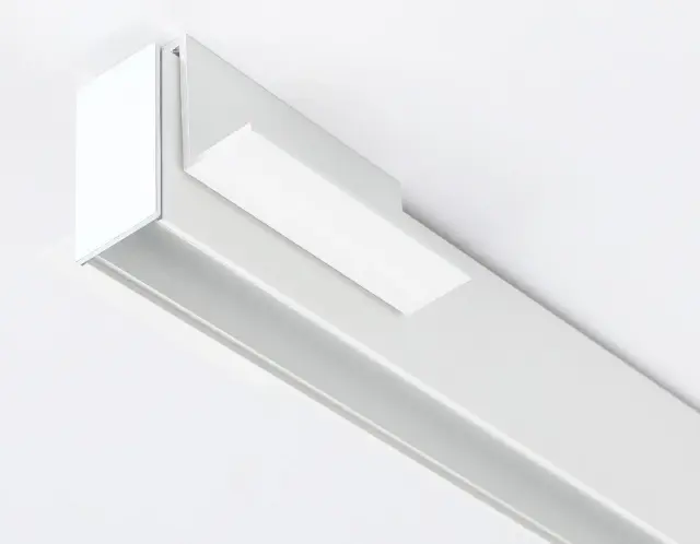 Крепление для встраиваемого монтажа накладного шинопровода Magnetic 20 48В белый Ambrella Light GL3600, ракурс 2