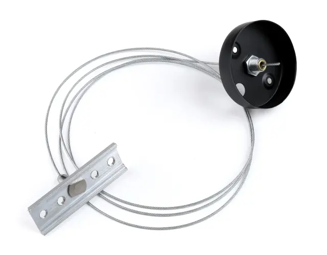 Подвес тросовый 1.5м Magnetic 20 48В черный Ambrella Light GL3627 — хром