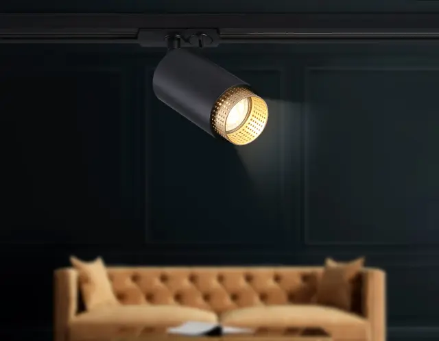 Трековый светильник Ambrella Light GL5162 — черный, ракурс 3