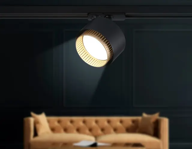 Трековый светильник Ambrella Light GL5381 — черный, ракурс 3