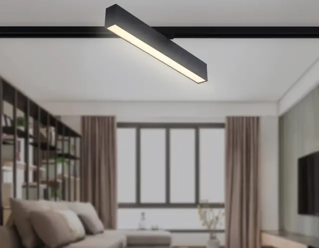 Трековый светильник Ambrella Light GL6775 — черный, ракурс 3