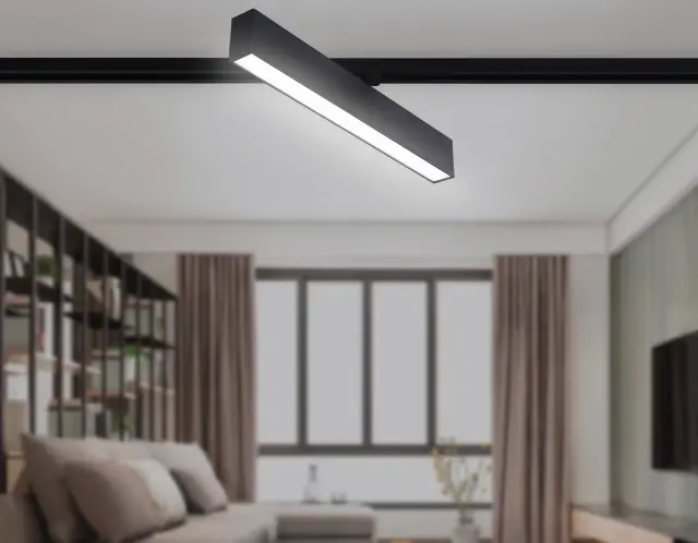 Трековый светильник Ambrella Light GL6777 — черный, ракурс 3