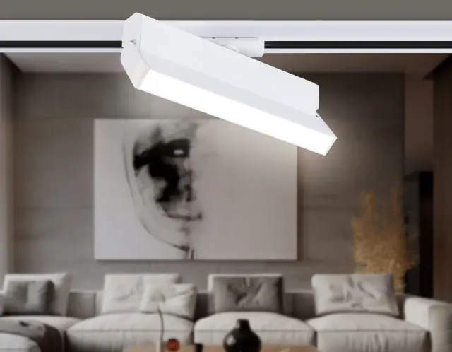 Трековый светильник Ambrella Light GL6806 — белый, ракурс 3