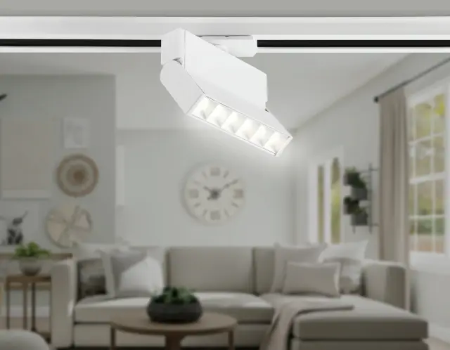 Трековый светильник Ambrella Light GL6812 — белый, ракурс 3