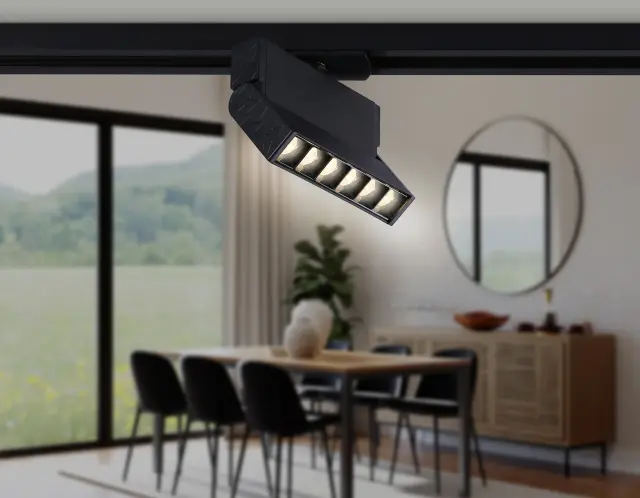 Трековый светильник Ambrella Light GL6813 — черный, ракурс 3