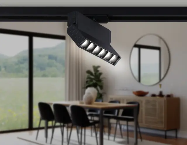 Трековый светильник Ambrella Light GL6814 — черный, ракурс 3