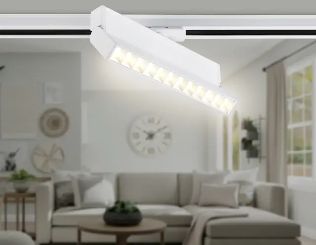 Трековый светильник Ambrella Light GL6815 — белый, ракурс 3
