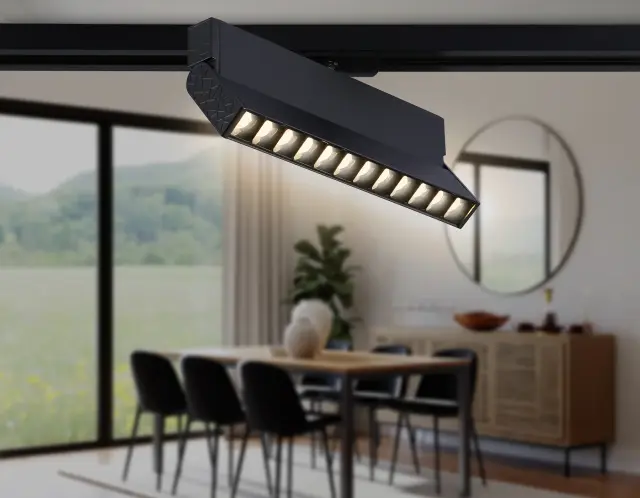 Трековый светильник Ambrella Light GL6817 — черный, ракурс 3