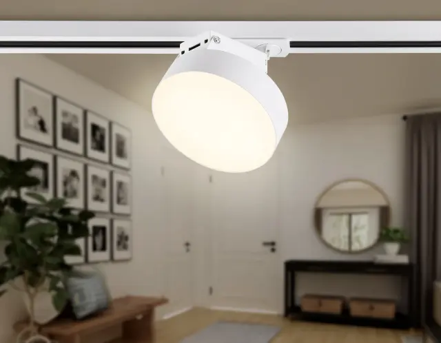 Трековый светильник Ambrella Light GL6835 — белый, ракурс 3