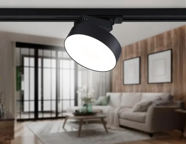 Трековый светильник Ambrella Light GL6842 — черный, ракурс 3