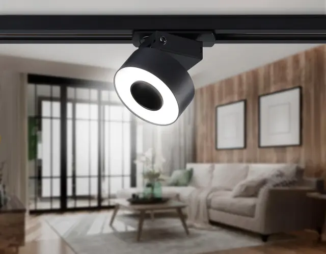 Трековый светильник Ambrella Light GL6863 — черный, ракурс 3