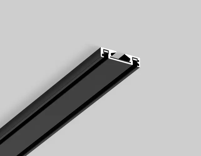 Шинопровод накладной Magnetic Ultra slim 26 48В черный 1м Ambrella Light GV1003, ракурс 2
