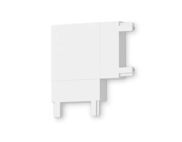 Коннектор угловой токопроводящий Magnetic Ultra slim 26 48В белый Ambrella Light GV1113