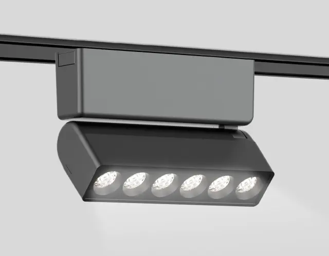 Трековый светильник Ambrella Light GV1469 — черный, ракурс 3