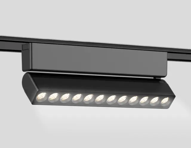 Трековый светильник Ambrella Light GV1474 — черный, ракурс 3