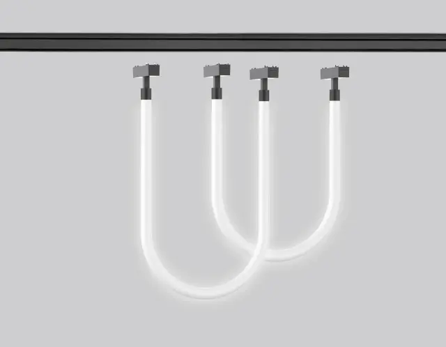 Трековый светильник Ambrella Light GV1707 — черный, ракурс 2