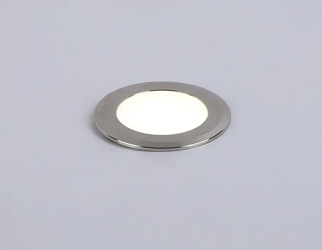 Встраиваемый в дорогу светильник Ambrella Light ST6513 — никель, ракурс 3