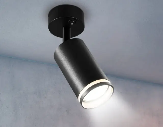 Спот Ambrella Light TA121 — черный, ракурс 5